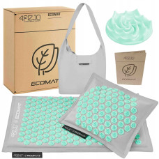Мат для иглоукалывания 4FIZJO Eco Mat Аппликатор Кузнецова Grey/Mint